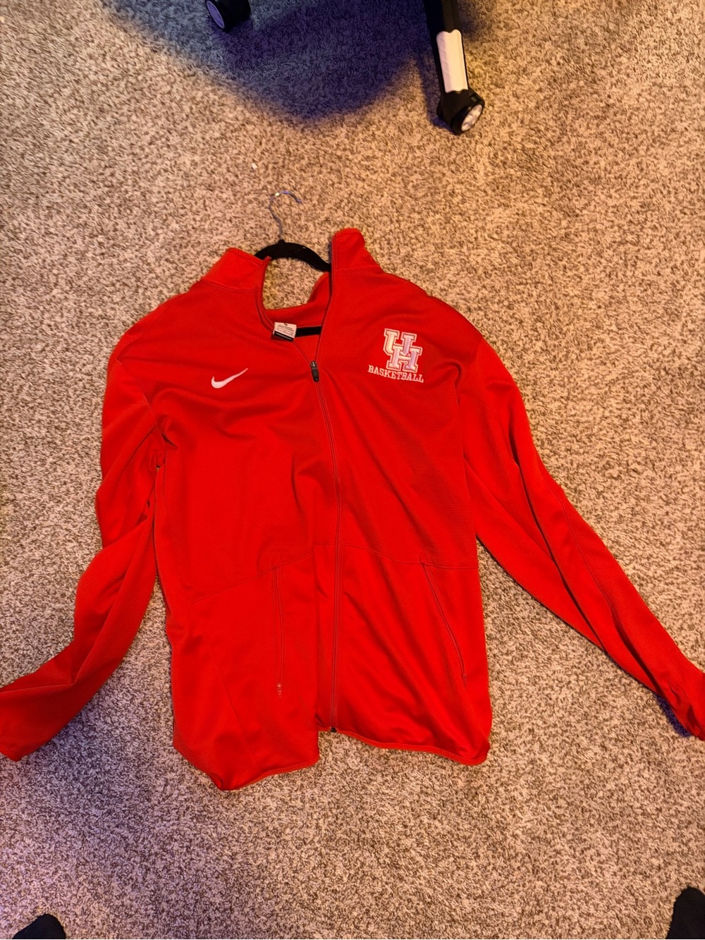 Nike Red University Basketball Full-Zip Jacket